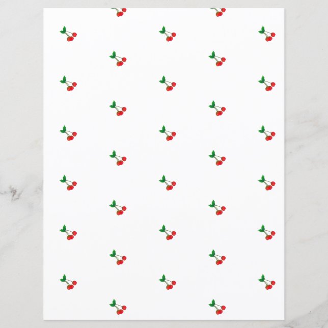 Papier à rebut Cherry Cottage (Devant)