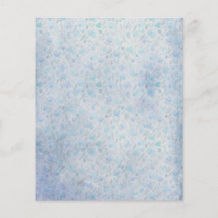 Papier à rebut floral bleu pâle