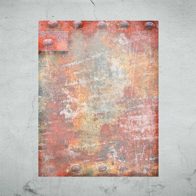 Papier à rebut Halloween en métal rouillé (Créateur téléchargé)