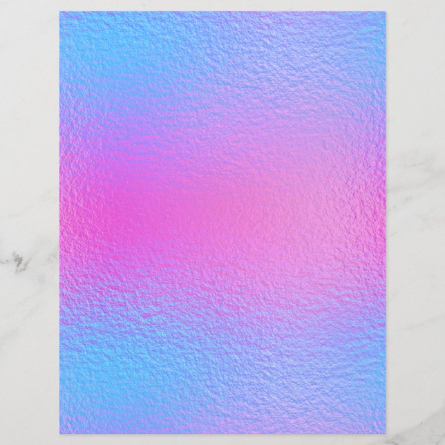 Papier à rebut Iridescente Faux Foil No 18 (Devant)