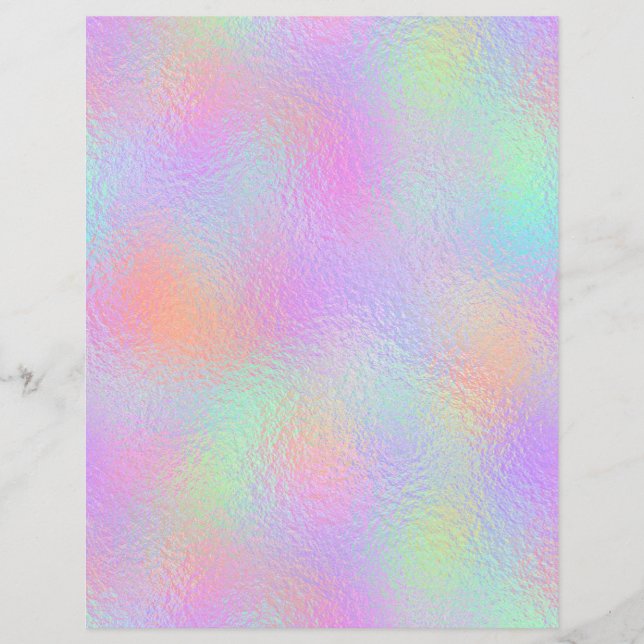 Papier à rebut Iridescente Faux Foil No. 59 (Devant)
