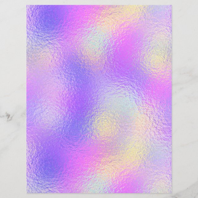 Papier à rebut Iridescente Faux Foil No. 82 (Devant)