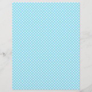 Papier à rebut Polka bleu clair