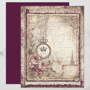 Papier à rebut Victorian & Lace