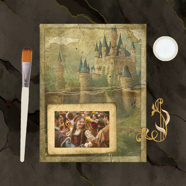 Papier à rebut Vintage Castle déçu (Créateur téléchargé)