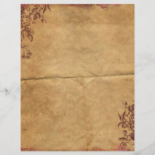 Papier à rebut vintage Russe ancien parchemin