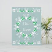 Papier à recette Noël (Debout devant)