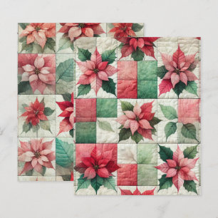 Papier à retouche d'aquarelle Poinsettia