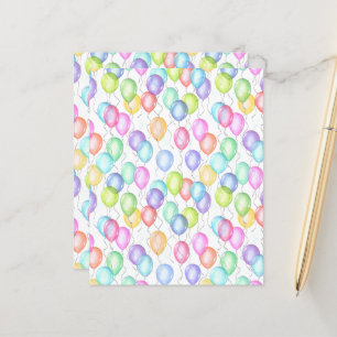 Papier à scandale Ballons d'anniversaire