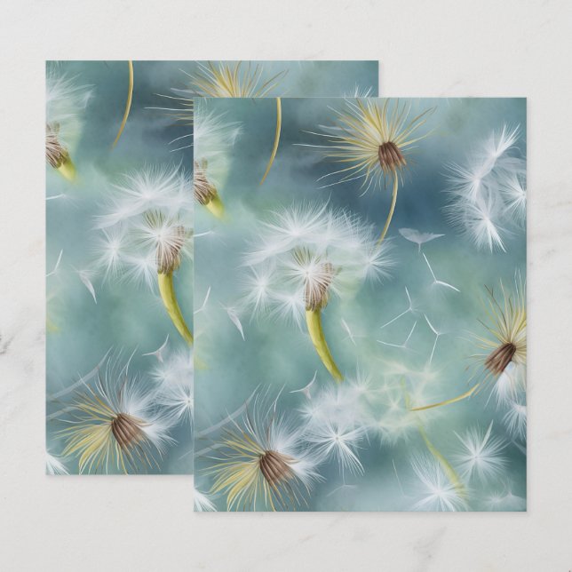 Papier à scandale Dandelion (Devant / Derrière)