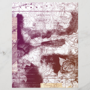 Papier à scandale du journal de cartes Vintages dé
