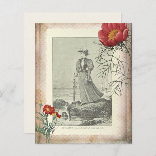 Papier à scandale vintage (Devant / Derrière)