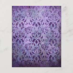 Papier à scandale Vintage Shabby Purple