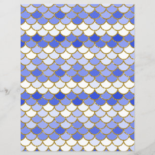 Papier à scandales à sirènes bleues
