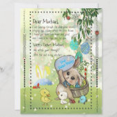 Papier A Special Message from the Easter Bunny Watercolor (Devant)