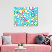 Papier à toile enroulé en cercles concentré (Insitu(Salon))