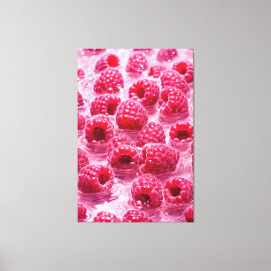 Papier à toile étirée à framboise d'Aqua