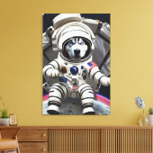 Papier à toile Husky Astronaut (Insitu(Salon))