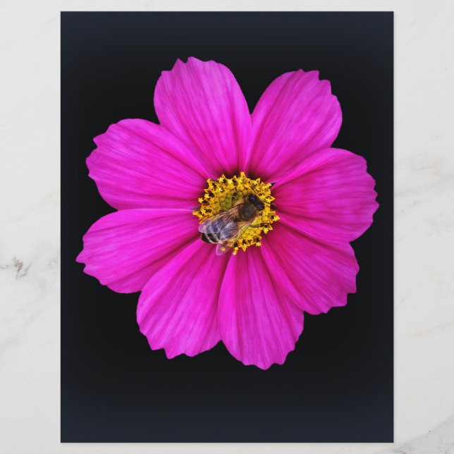 Papier abeille qui travaille dur (Devant)