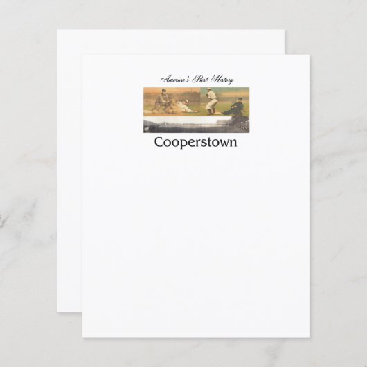 Papier ABH Cooperstown (Devant / Derrière)