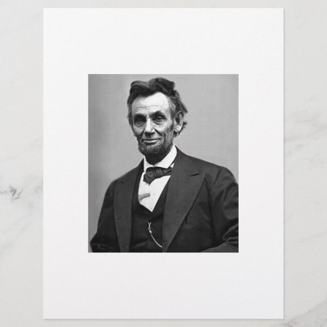 Papier Abraham Lincoln (Devant)