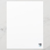 Papier Abstrait à revêtement Alphabet Floral (Dos)