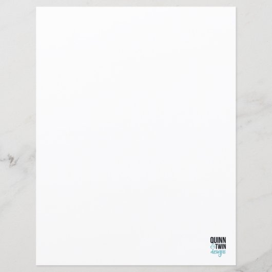 Papier Abstrait à revêtement Alphabet Floral (Dos)