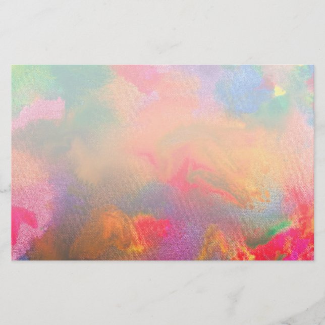 Papier Abstrait - Crayon - Mélodie (Devant)