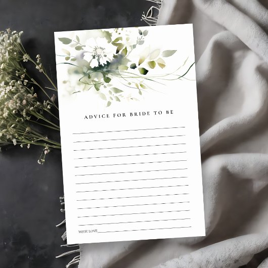 Papier Abstrait Green Floral Conseil Baby shower nuptial