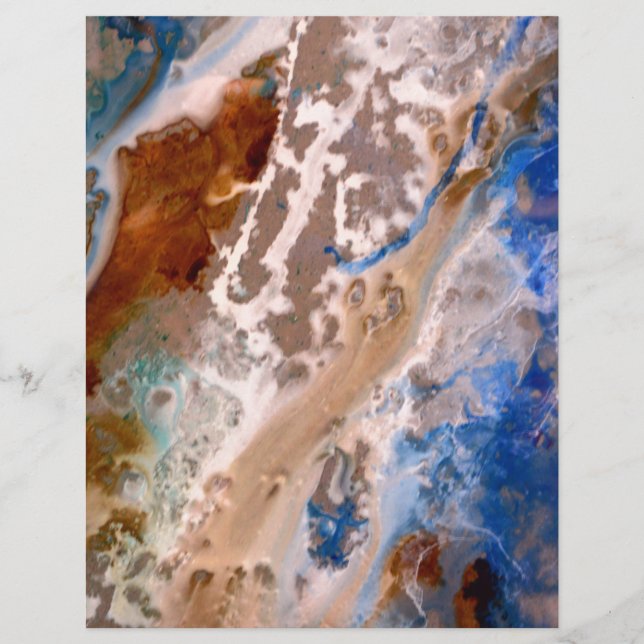 Papier Abstrait plage de sable motif motif en mousse d'ea (Devant)