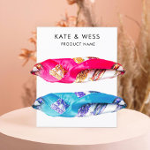 Papier Accessoires pour cheveux Display Packaging Card