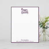 Papier Accueil de Noël de Joyeux Salutation personnalisée (Debout devant)