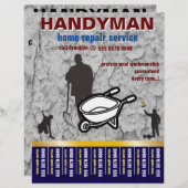 Papier Accueil Réparation Handyman Service Petite entrepr (Devant / Derrière)
