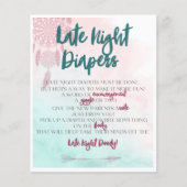 Papier Activité Boho Late Night Diapés (Devant)