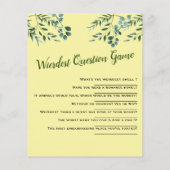 Papier Activité de Fête des mariées du jeu de questions l (Dos)