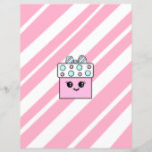 Papier Adorable Elf Lettre personnalisée de Père Noël (Dos)