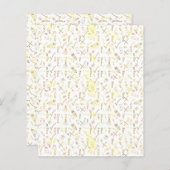 Papier Adorable Mignable Bienvenue Retour À Motifs Scolai (Devant / Derrière)