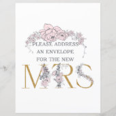 Papier Adresse botanique et signe d'enveloppe (Devant)