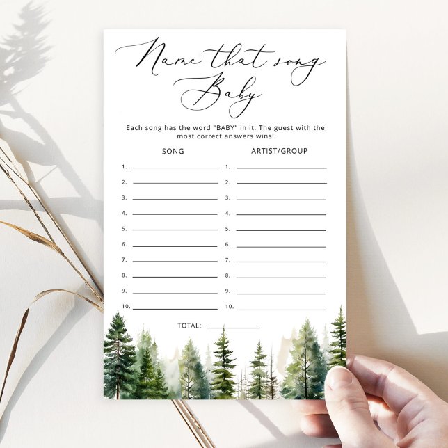 Papier Adventure attend Nom cette chanson jeu de baby sho (Créateur téléchargé)