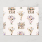 Papier Advice and wishes Off the market Boho Bridal Card (Dos)