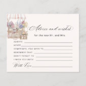 Papier Advice and wishes Off the market Boho Bridal Card (Devant)