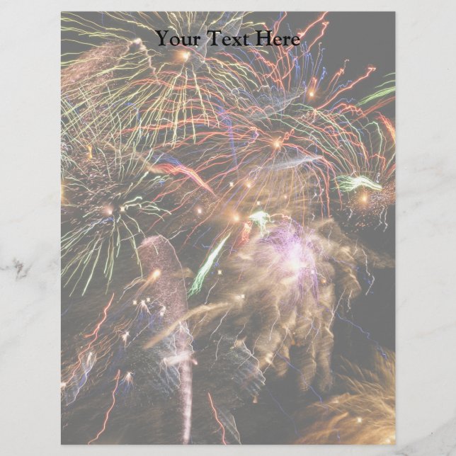 Papier Affichage Fireworks (Devant)