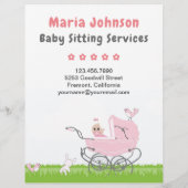 Papier Affiche de babysitting (Dos)