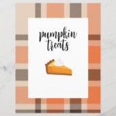 Papier Affiche de la table de traitement d'automne (Devant)