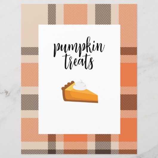 Papier Affiche de la table de traitement d'automne (Devant)