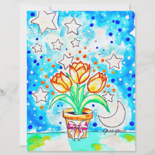 Papier Affiche de tulipes