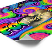 Papier affiche de valeur, impression floue (semi-b (Coin)