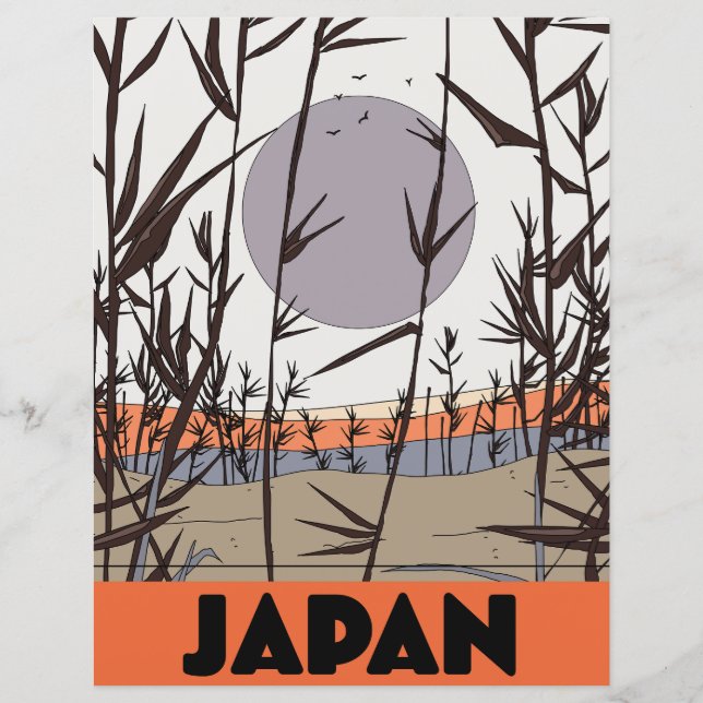 Papier Affiche de voyage au Japon (Devant)