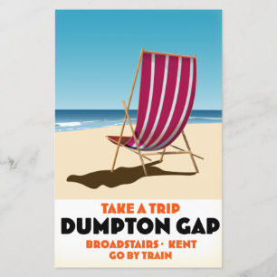Papier Affiche Dumpton Gap Broadstairs Kent bord de mer