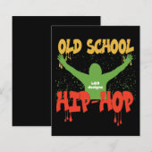 Papier AFFICHE HIPHOP OLD SCHOOL drôle (Devant / Derrière)